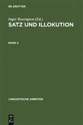 Book cover of Satz und Illokution by Unknown