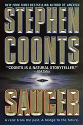 Book cover of Saucer by Stephen Coonts
