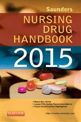 Book cover of Saunders Nursing Drug Handbook 2015 - E-Book by Kizior BS, RPh, Robert