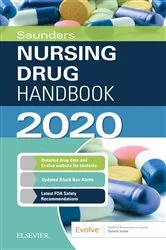 Book cover of Saunders Nursing Drug Handbook 2020 by Unknown