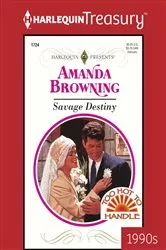 Book cover of SAVAGE DESTINY by Amanda Browning