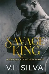 Book cover of Savage King by V.L. Silva