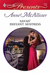 Book cover of Savas' Defiant Mistress by Anne McAllister