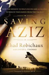 Book cover of Saving Aziz by Chad Robichaux