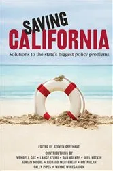 Book cover of Saving California by Steven Greenhut