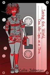 Book cover of Saving the World, One Mix-Tape at a Time by Colin Johnson