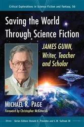 Book cover of Saving the World Through Science Fiction by Michael R. Page