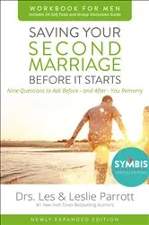 Book cover of Saving Your Second Marriage Before It Starts Workbook for Men Updated by Les and Leslie Parrott