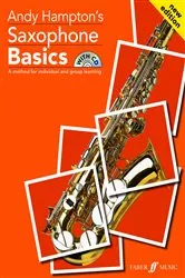 Book cover of Saxophone Basics Pupil's book (with audio) by Andy Hampton