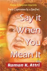 Book cover of Say it When You Mean it by Raman K. Attri