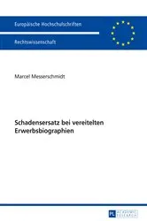 Book cover of Schadensersatz bei vereitelten Erwerbsbiographien by Unknown