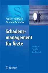 Book cover of Schadensmanagement für Ärzte by Hermann Fenger