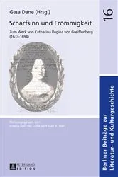 Book cover of Scharfsinn und Froemmigkeit by Irmela von der Lühe