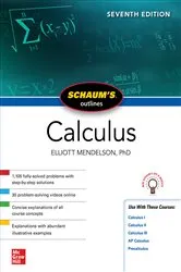 Book cover of Schaum's Outline of Calculus, Seventh Edition (7th ed.) by Unknown
