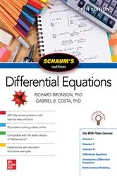 Book cover of Schaum's Outline of Differential Equations, Fifth Edition (5th ed.) by Richard Bronson