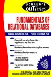 Book cover of Schaum's Outline of Fundamentals of Relational Databases by Unknown