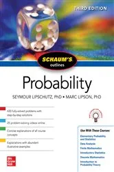 Book cover of Schaum's Outline of Probability, Third Edition (3rd ed.) by Seymour Lipschutz
