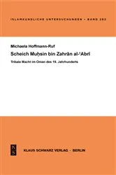 Book cover of Scheich Muhsin bin Zahran al-'Abri by Michaela Hoffmann-Ruf