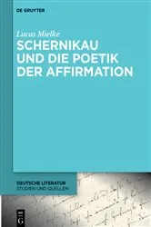 Book cover of Schernikau und die Poetik der Affirmation by Lucas Mielke