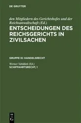 Book cover of Schiffahrtsrecht, 1 by Unknown
