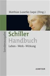Book cover of Schiller-Handbuch by Matthias Luserke-Jaqui