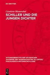 Book cover of Schiller und die Jungen Dichter by Lieselotte Blumenthal