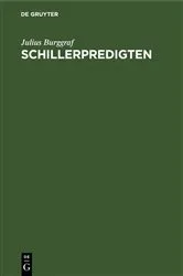 Book cover of Schillerpredigten by Julius Burggraf