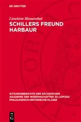 Book cover of Schillers Freund Harbaur by Lieselotte Blumenthal