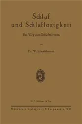 Book cover of Schlaf und Schlaflosigkeit by W. Schweisheimer