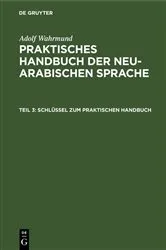 Book cover of Schlüssel zum praktischen Handbuch by Adolf Wahrmund