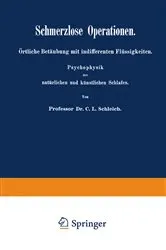 Book cover of Schmerzlose Operationen (5th ed.) by C.L. Schleich