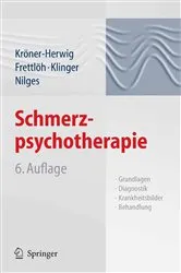 Book cover of Schmerzpsychotherapie (6th ed.) by Birgit Kröner-Herwig
