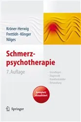 Book cover of Schmerzpsychotherapie (7th ed.) by Birgit Kröner-Herwig