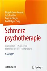 Book cover of Schmerzpsychotherapie (8th ed.) by Birgit Kröner-Herwig