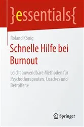 Book cover of Schnelle Hilfe bei Burnout by Roland König