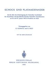 Book cover of Schock und Plasmaexpander by Karl Horatz