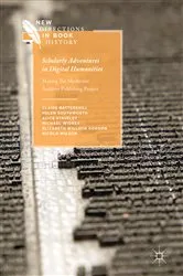 Book cover of Scholarly Adventures in Digital Humanities by Unknown