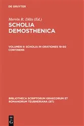 Book cover of Scholia in orationes 19-60 continens by Mervin R. Dilts