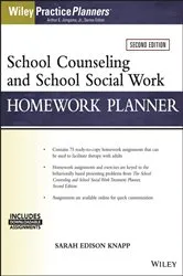 Book cover of School Counseling and Social Work Homework Planner (W/ Download) (2nd ed.) by Sarah Edison Knapp
