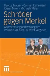 Book cover of Schröder gegen Merkel by Marcus Maurer