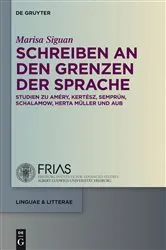 Book cover of Schreiben an den Grenzen der Sprache by Marisa Siguan