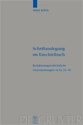 Book cover of Schriftauslegung im Ezechielbuch by Anja Klein