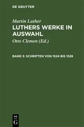 Book cover of Schriften von 1524 bis 1528 by Otto Clemen