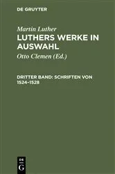 Book cover of Schriften von 1524–1528 by Otto Clemen