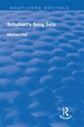 Book cover of Schubert's Song Sets by Michael Hall