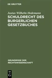 Book cover of Schuldrecht des Burgerlichen Gesetzbuches by Unknown