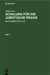 Book cover of Schulung für die Juristische Praxis (5th ed.) by Walter Lux