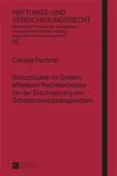 Book cover of Schutzluecken im System effektiven Rechtsschutzes bei der Durchsetzung von Schadensersatzanspruechen by Hans-Peter Schwintowski
