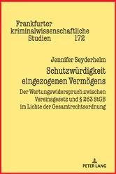 Book cover of Schutzwuerdigkeit eingezogenen Vermoegens by Prof. Dr. Cornelius Prittwitz