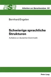 Book cover of Schwierige sprachliche Strukturen by Unknown